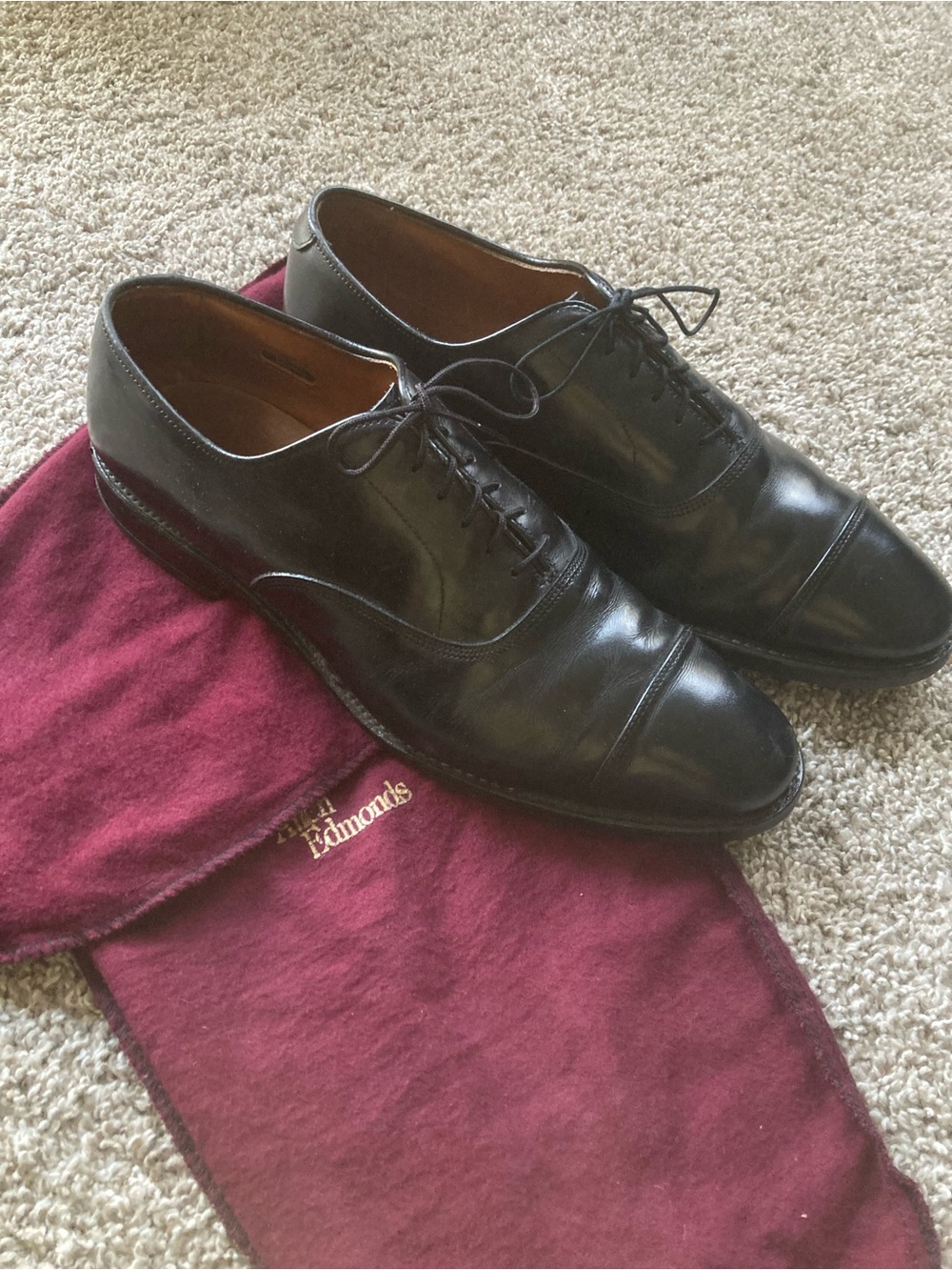 Allen Edmonds Park Avenue Cap-Toe Leather Oxford - Men's Dress Shoe 10.5